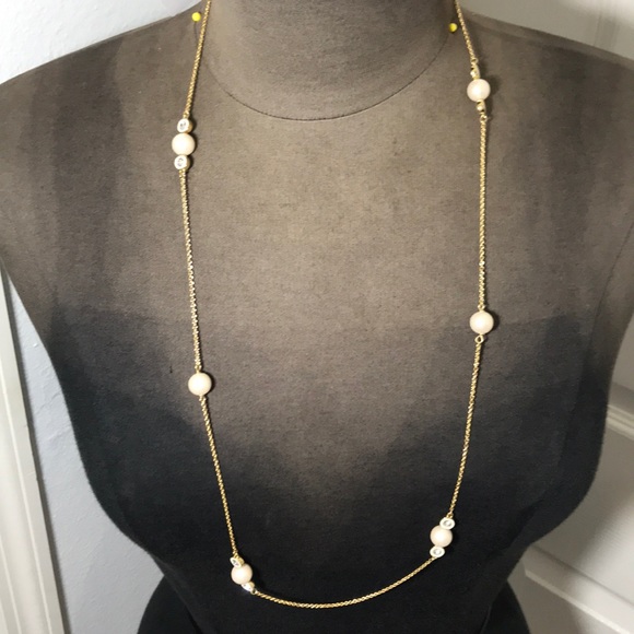 Kate Spade ♠️ pearl necklace and earring set - Picture 3 of 4